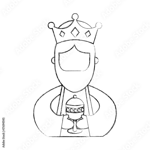 manger wise king christmas celebration bring presents to jesus