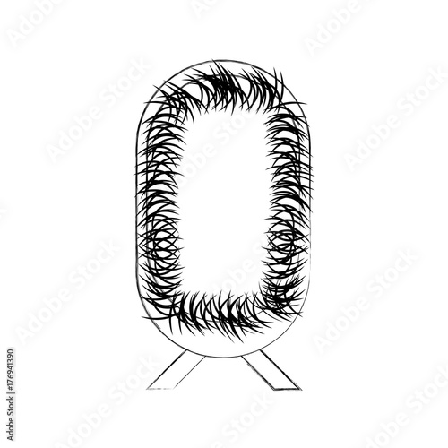 straw cradle manger christianity element icon