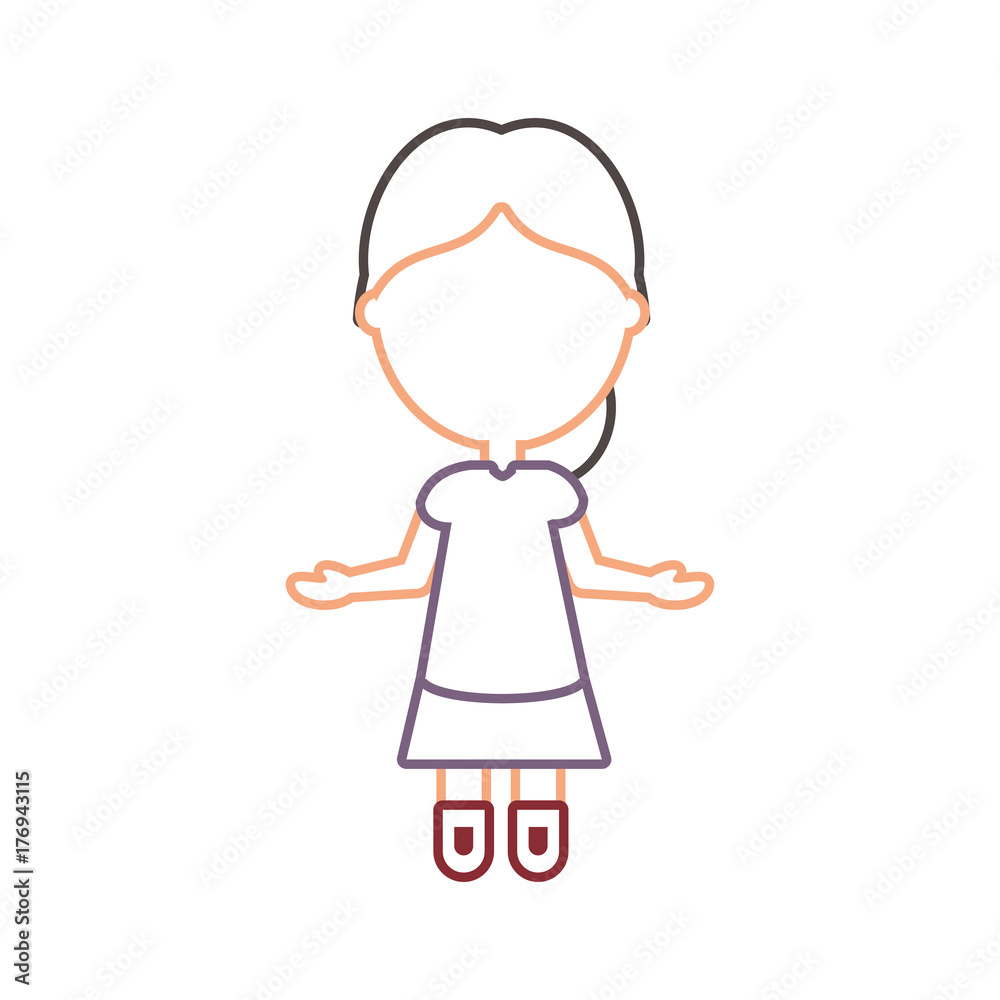 avatar girl icon over white background colorful design vector illustration avatar girl icon over white background colorful design vector illustration