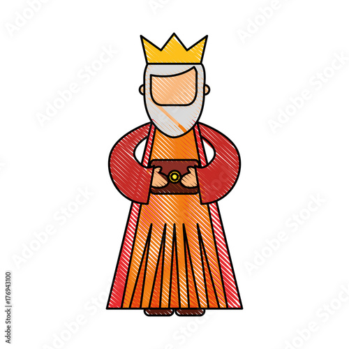 manger wise king christmas celebration bring presents to jesus