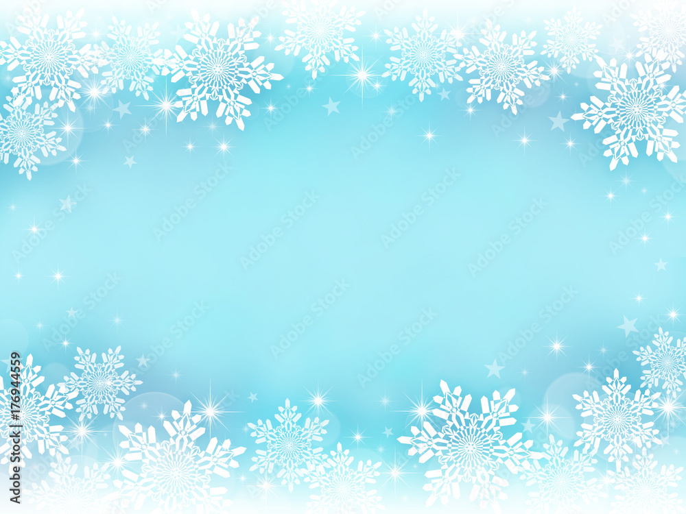 雪の背景 雪の背景