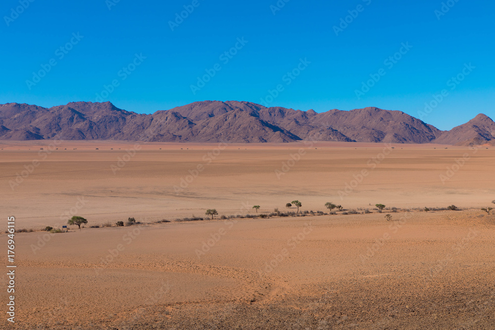 Landschaft Namib Wüste und Tirasberge