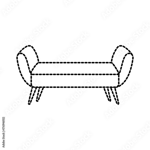 sofa divan or couch elegant furniture icon style interior