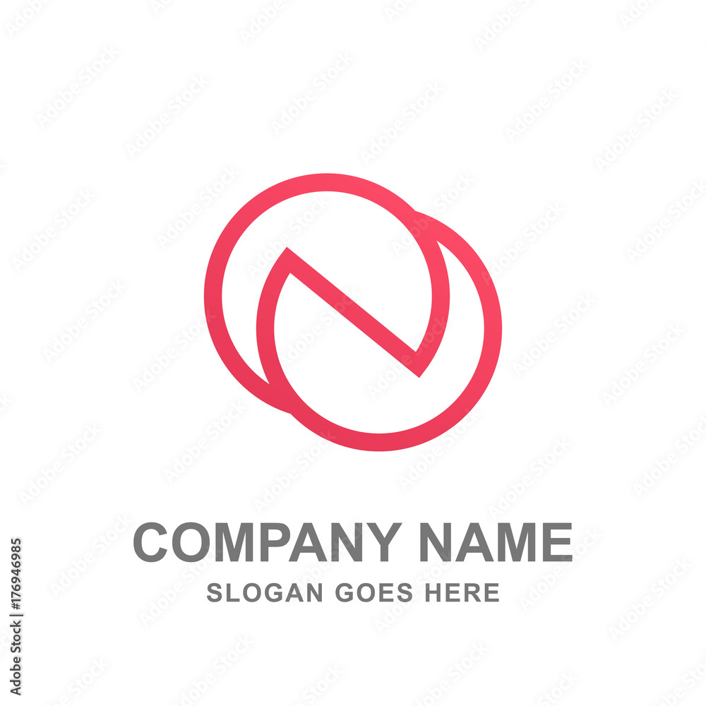 N Letter Initial Technology Logo Vector N Letter Initial Technology Logo Vector