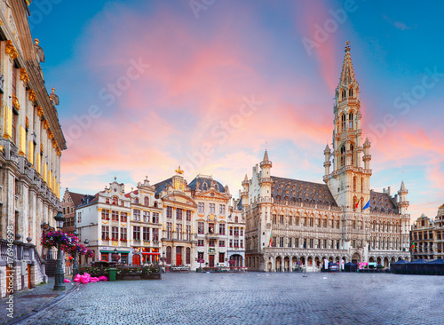 Brussels - Grand place, Belgium, nobody