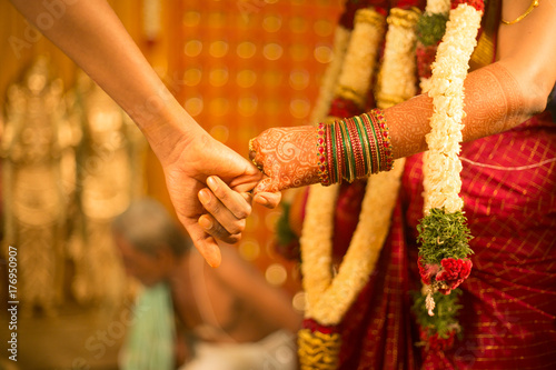 Schilderij op canvas hindu wedding ceremony