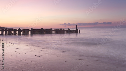 Pastel Seascape, Norfolk coast, England,uk