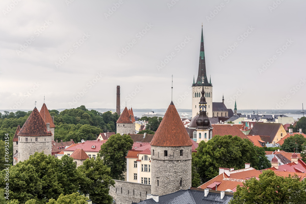 Old Town in Tallinn, Estonia