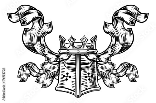 Helmet Heraldic Crest