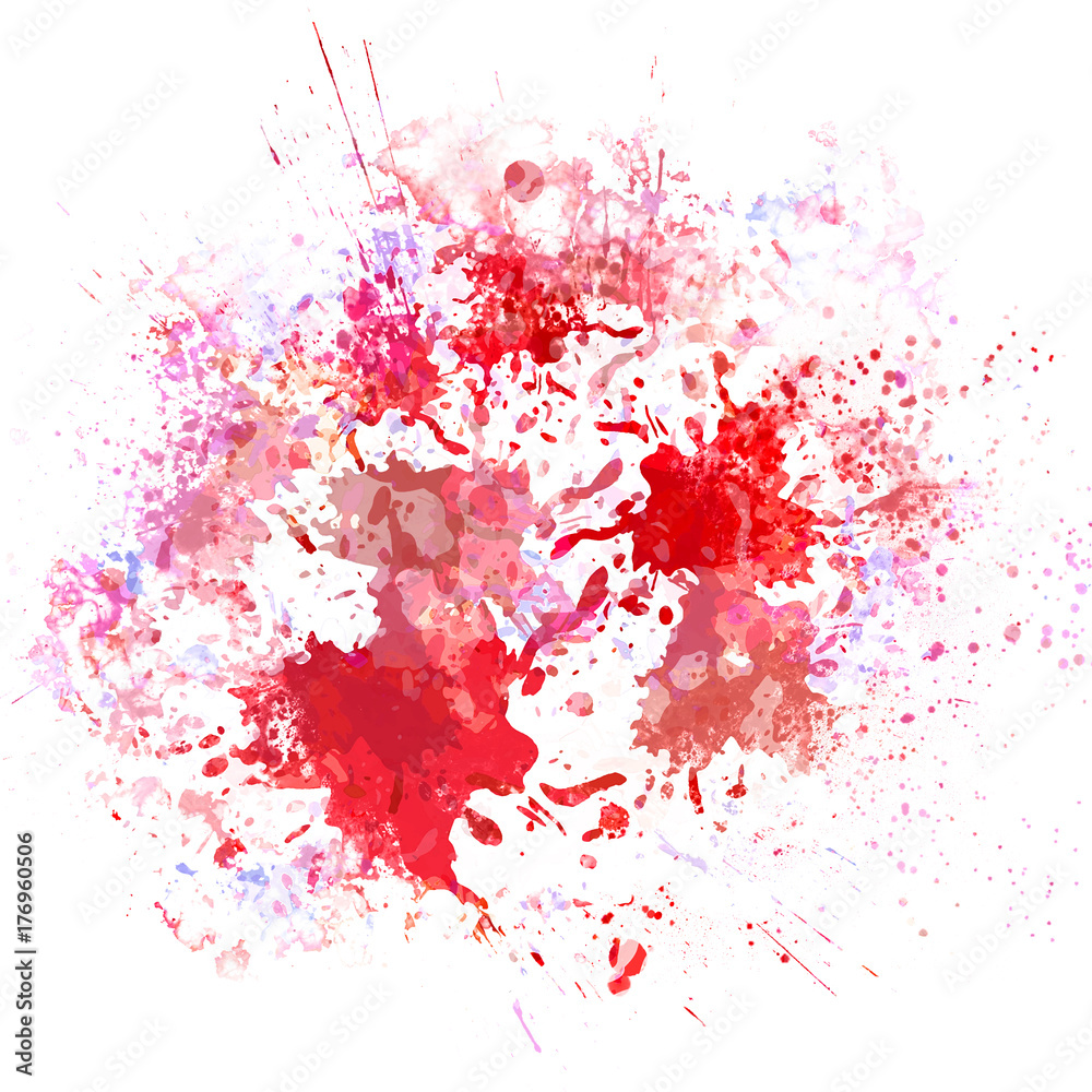 Abstract Colorful painting texture background, Colorful brush background.