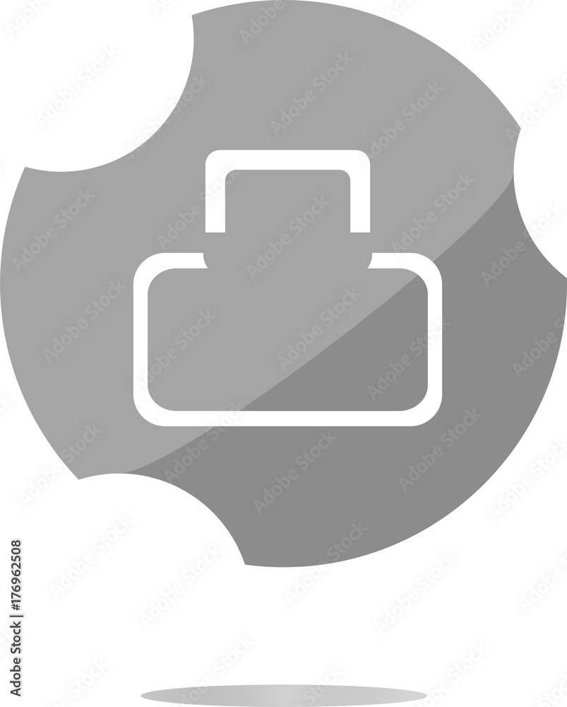 Apps icon. abstract sign on web button isolated on white Apps icon. abstract sign on web button isolated on white