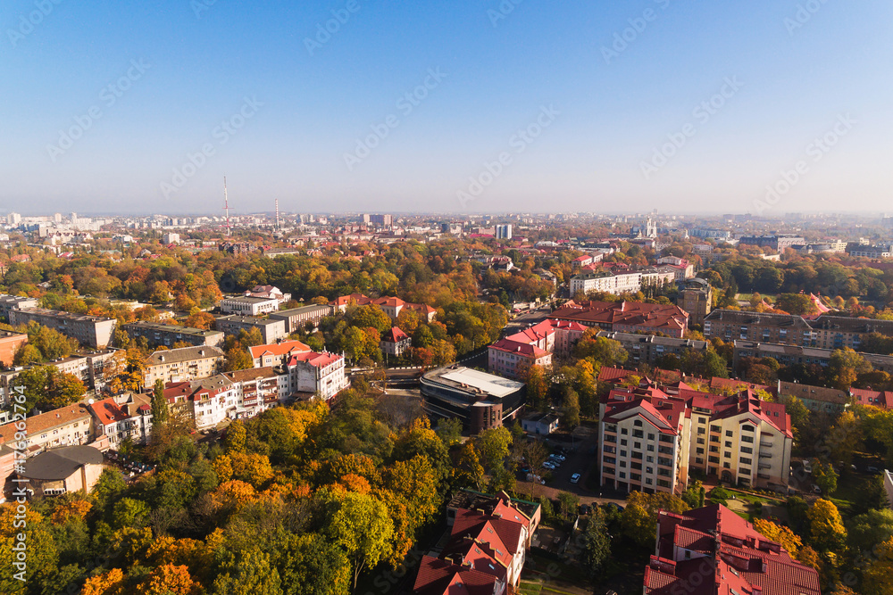 Aerial view of Kaliningrad city