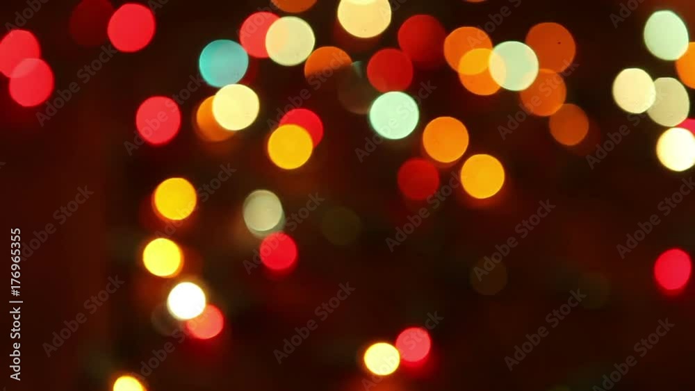 shimmering multicolored lights. abstract background. bokeh from a Christmas garland shimmering multicolored lights. abstract background. bokeh from a Christmas garland