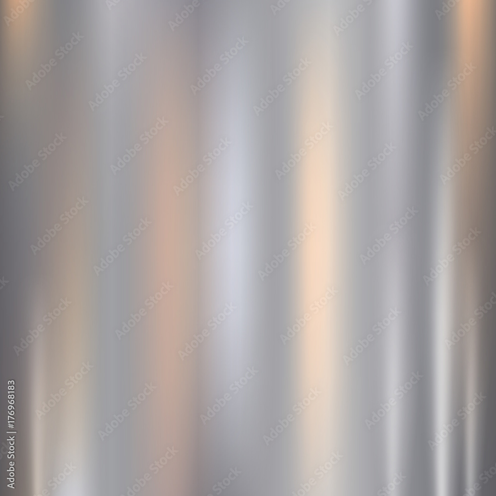 Obraz premium Metal, stainless steel texture background with reflection