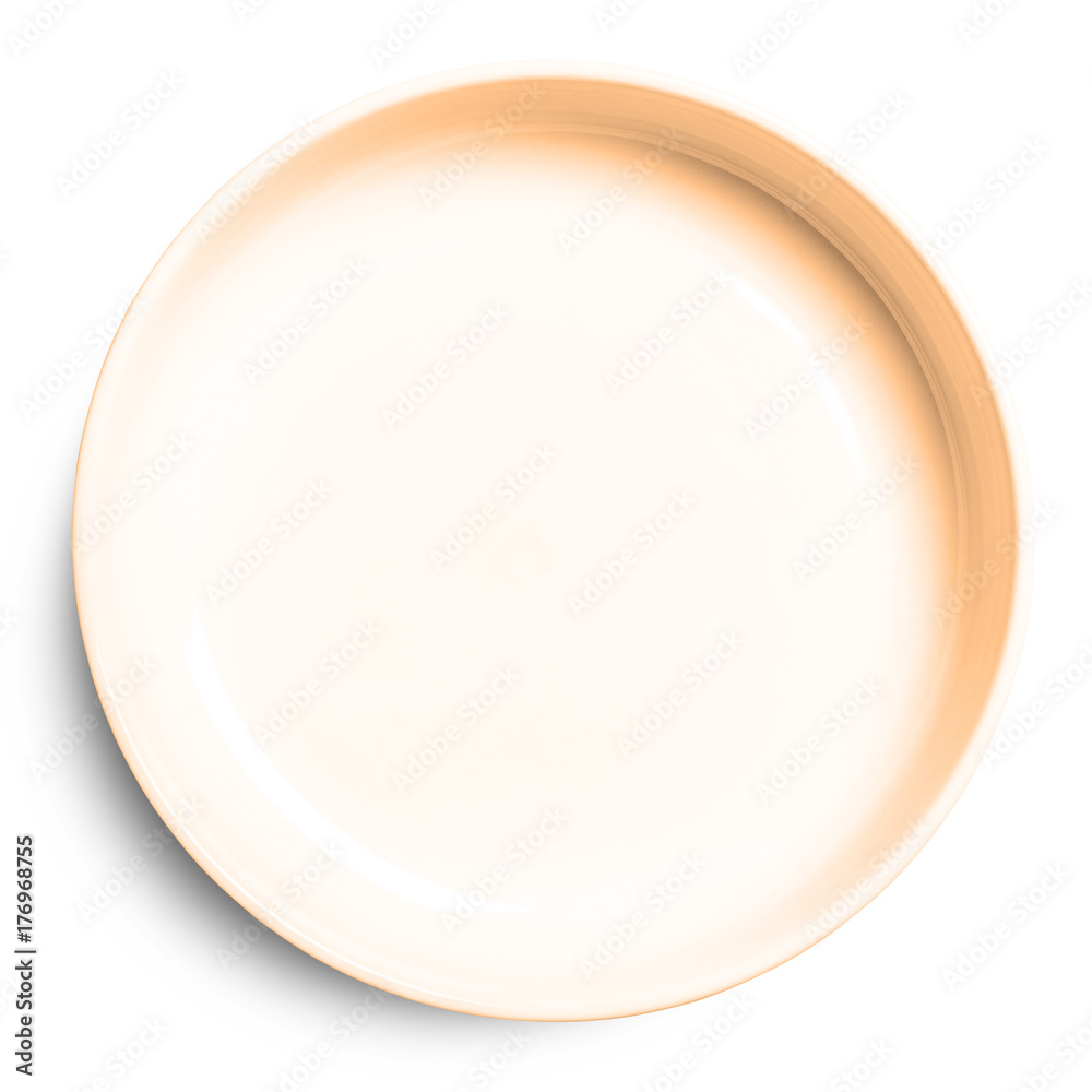 plate isolated on white background. plate isolated on white background.