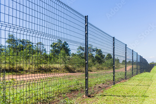 Boundary Fence Security Landscape © ChrisVanLennepPhoto