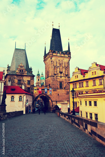  Charles bridge. Prague, Czech Republic