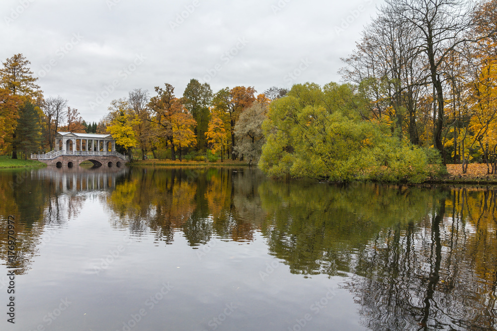 Big lake, Catherine Park, Pushkin, Russia