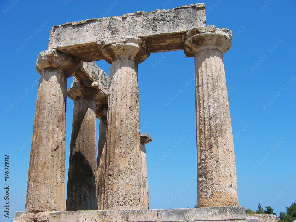 Archaeological site of Ancient Corinth Peloponnese Greece
