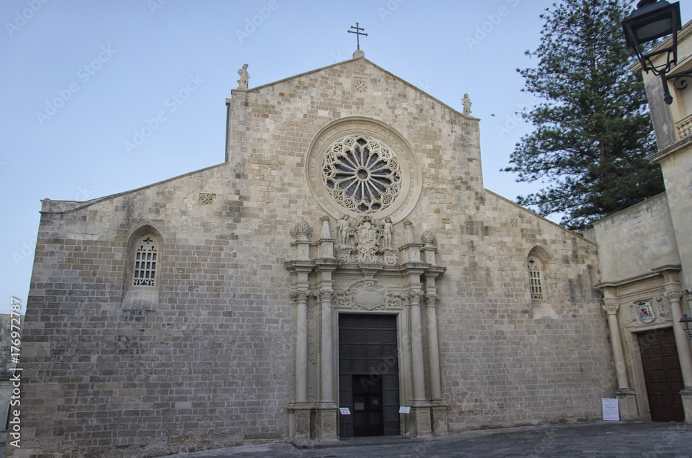 The front of the Otranto Cathedral