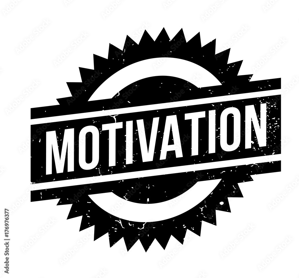 Motivation rubber stamp. Grunge design with dust scratches. Effects can be easily removed for a clean, crisp look. Color is easily changed. Motivation rubber stamp. Grunge design with dust scratches. Effects can be easily removed for a clean, crisp look. Color is easily changed.