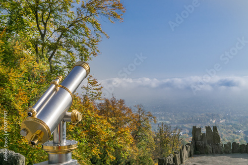 Telescope at a viewpoint
