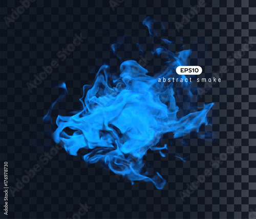 Vector illustration of smoky shape.