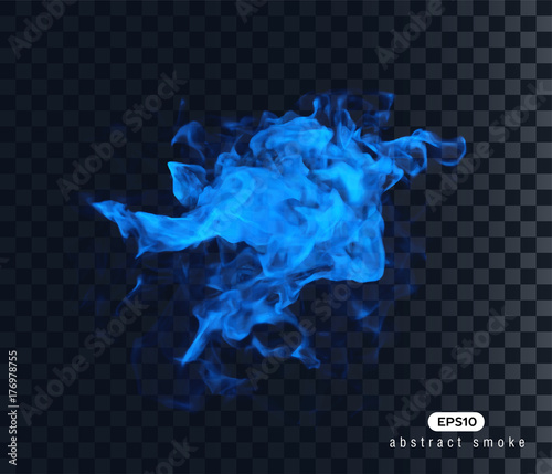 Vector illustration of smoky shape.