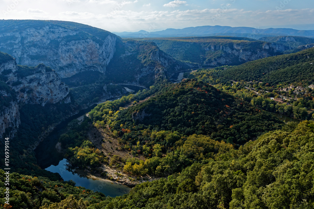 Naklejka premium Gorges de l'Ardèche