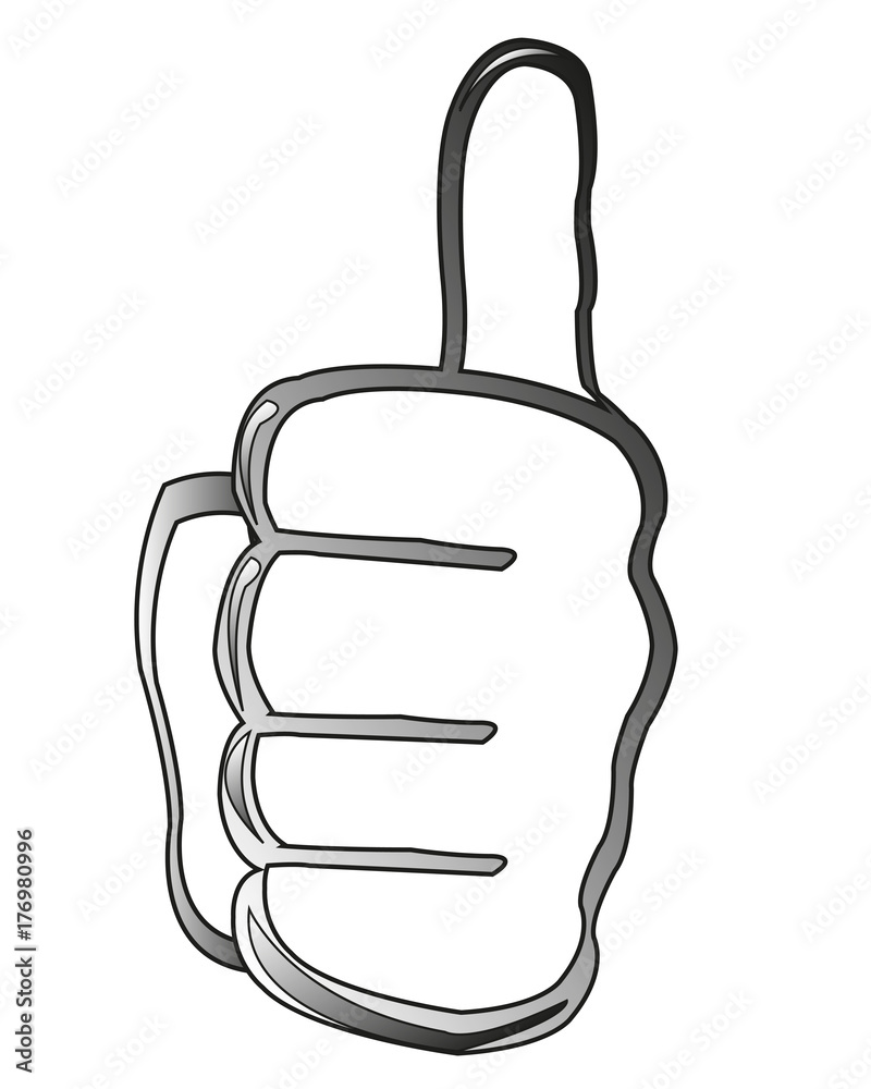 Gesture by hand form Gesture by hand form