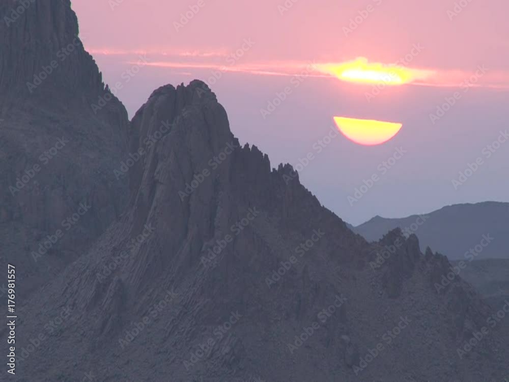 Couché de soleil Hoggar