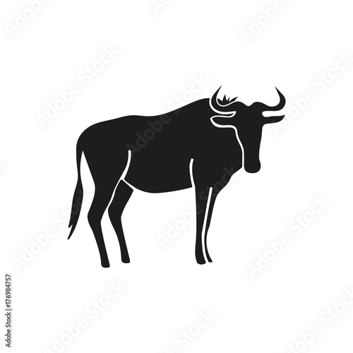 Wildebeest simple icon