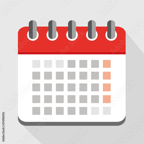 roter wandkalender