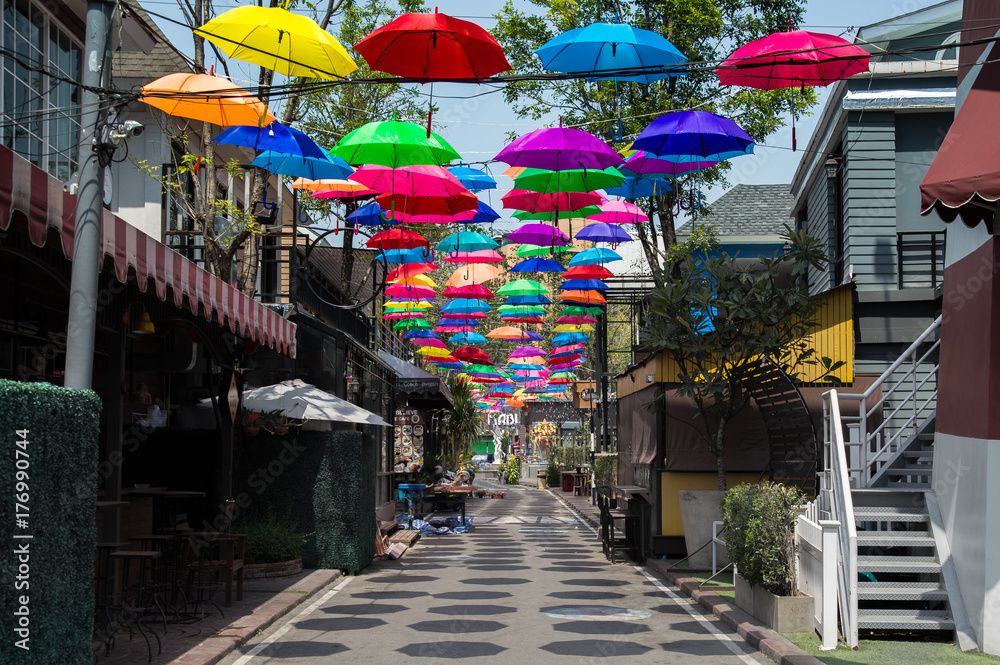 umbrella street