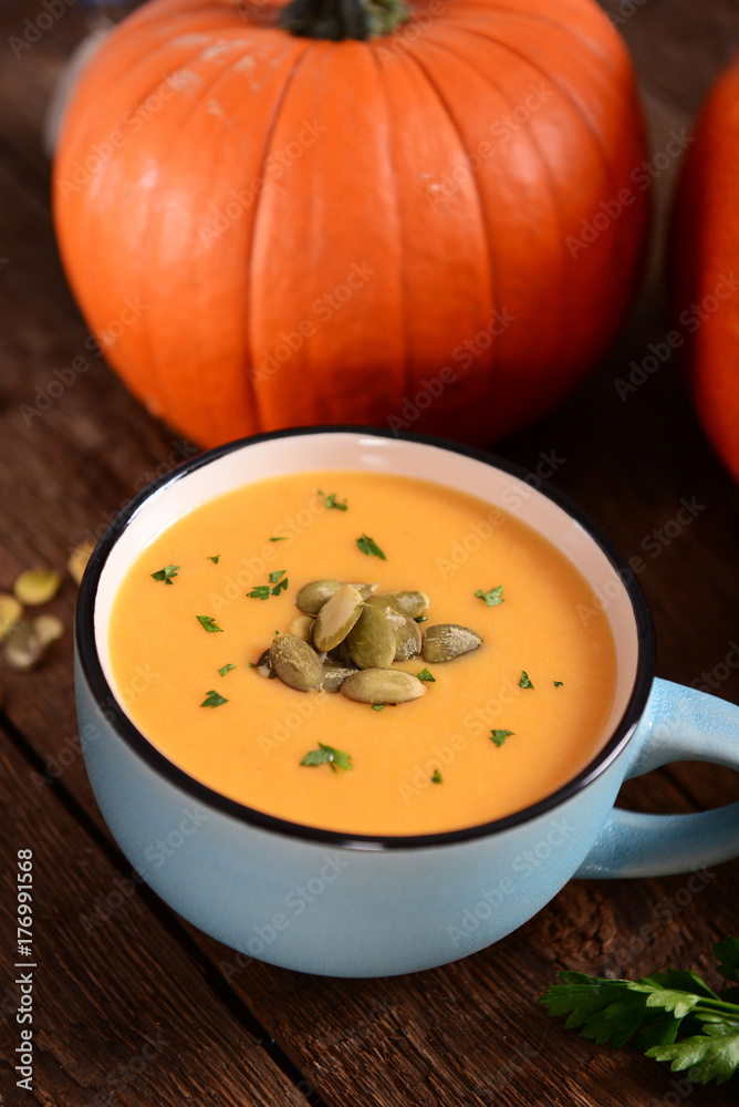 Homemade pumpkin soup Homemade pumpkin soup