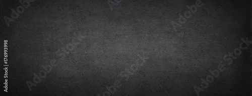Panel kuchenny z motywem Black chalkboard. Dark concrete background. Black stone banner