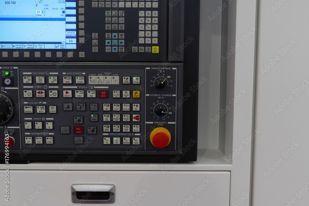 CNC control panel