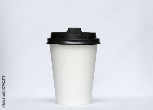 Paper cup for hot coffee or tea