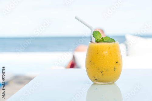 mango and passion fruit smoothies
