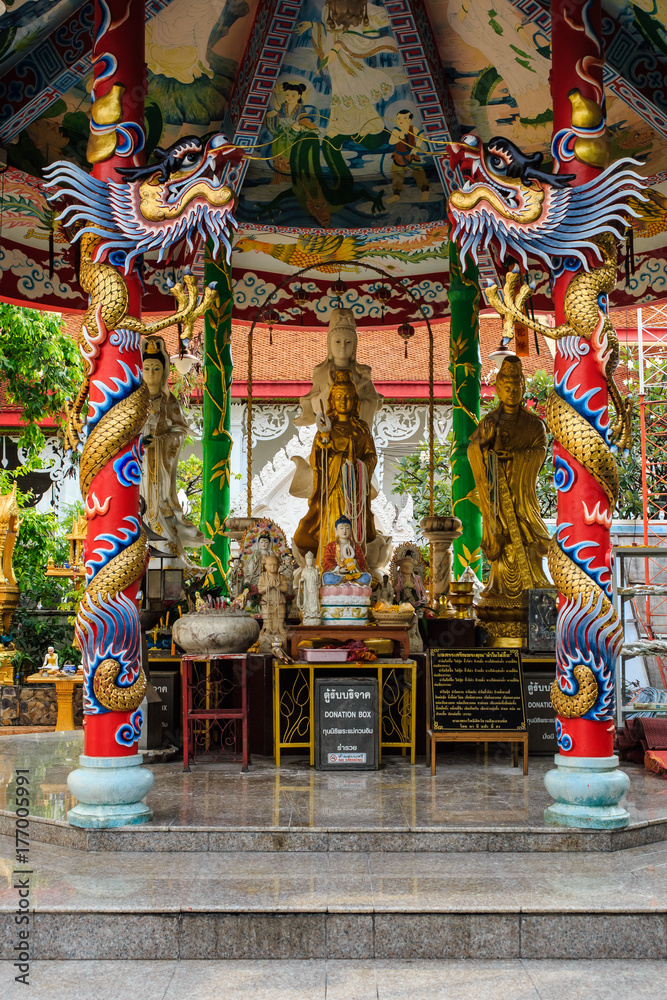 Bangkok Thailand: Wat Nak Prok temple (178/, Soi Thoet Thai 46, Khwaeng Pak Khlong Phasi Charoen, Khet Phasi Charoen, Krung Thep Maha Nakhon 10160)