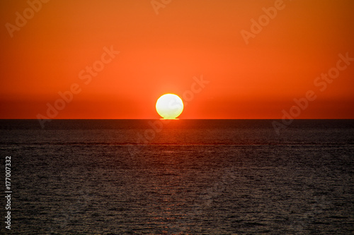 Fototapeta Naklejka Na Ścianę i Meble -  Sunset at sea in Malta 