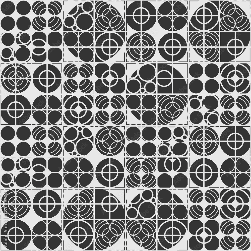 Fototapeta premium Geometric Circle Pattern