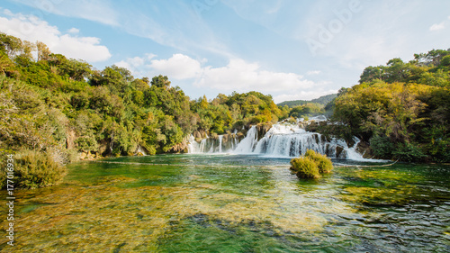 Krka waterfalls in Croatia.