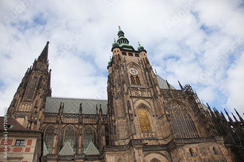 Cathedral of St. Vita with the chapel of St. Wenceslas. Prague, Czech Republic
