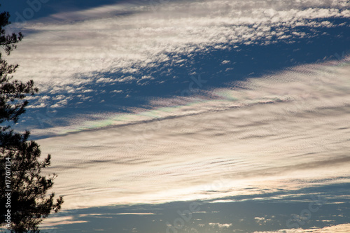 Sunset Sky with Clouds