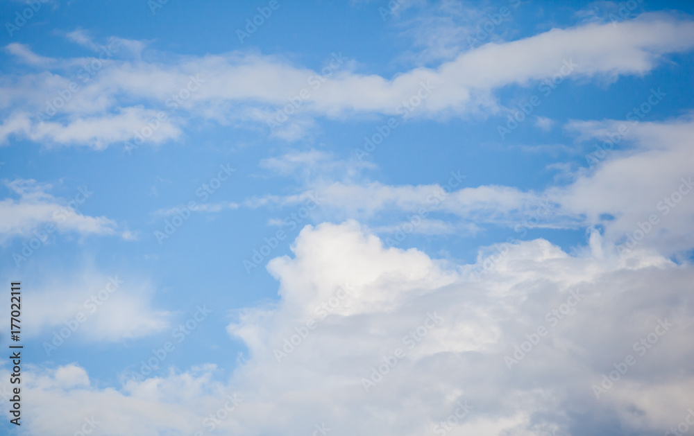 Obraz premium Cloud and blue sky.