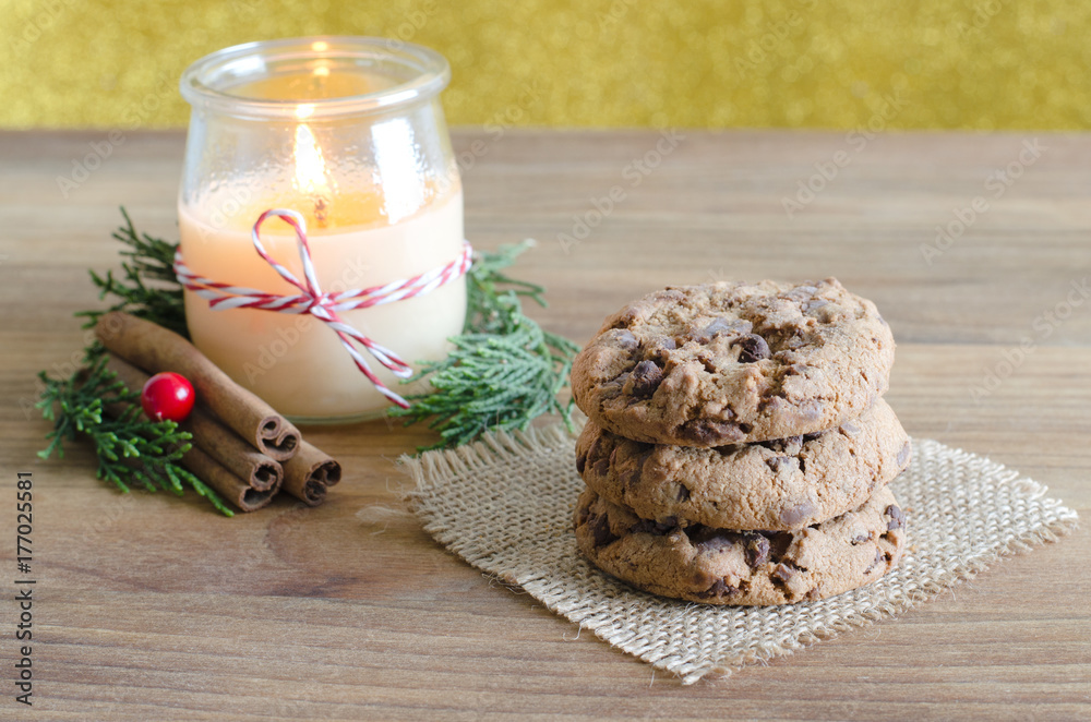 Chocolate cookies . Chocolate cookies .