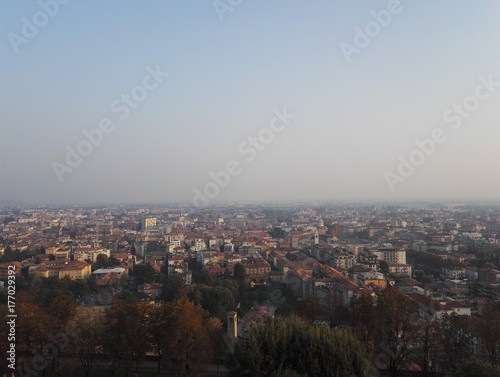 Blick auf Bergamo