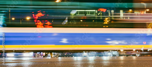 Street view at night