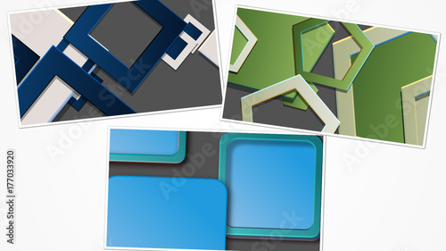 Beveled Shapes Transition Pack